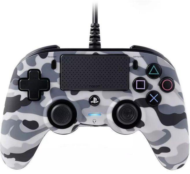 Bigben Nacon Wired Compact Controller-Camouflage Grijs, Consoles de jeu & Jeux vidéo, Jeux | Sony PlayStation 4, Enlèvement ou Envoi