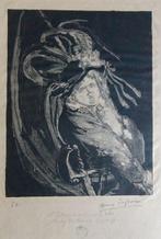 Henry de Groux (1866-1930) - Le Porte-étendard, Antiek en Kunst