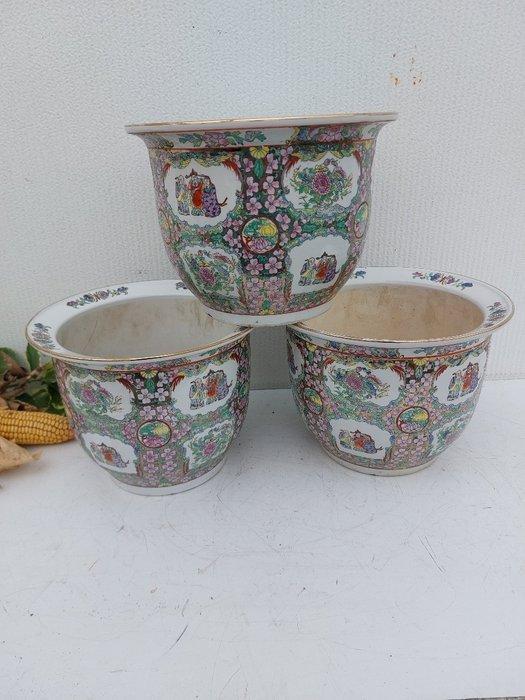 Bloempot (3) - Porselein, Antiek en Kunst, Curiosa en Brocante