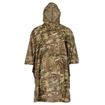 Highlander hooded poncho, 210D polyester ripstop, Multicam, Ophalen of Verzenden