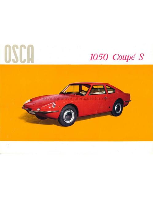 1963 OSCA 1050 BROCHURE ITALIAANS, Livres, Autos | Brochures & Magazines, Enlèvement ou Envoi