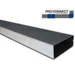 Rechthoekig kanaal 110 x 55mm - Staal - L=1500mm [Pro-C], Doe-het-zelf en Bouw, Verzenden, Nieuw