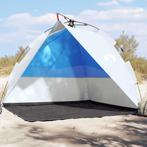 vidaXL Strandtent waterdicht snelontgrendeling azuurblauw, Caravans en Kamperen, Tenten, Verzenden, Nieuw