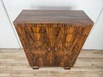 Credenza - Credenza jaren 40 Art Deco in mahonie en spar -