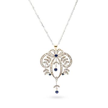 Sans Prix de Réserve - Collier avec pendentif - 14 carats