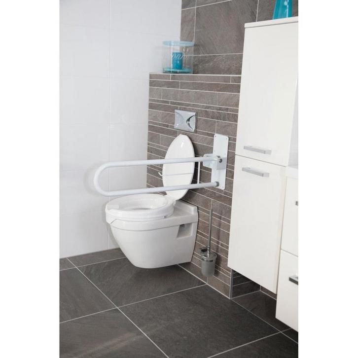 Opklapbare toiletbeugel / wandbeugel, Diversen, Verpleegmiddelen, Verzenden