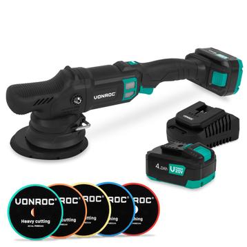 PRO Excentrische Polijstmachine 20V – Ø 150mm | Incl. 2x, Verzenden