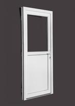 PVC Deur 1/2 glas Basic Plus b98xh215 cm wit R, Doe-het-zelf en Bouw, 80 tot 100 cm, 215 cm of meer, Nieuw, Ophalen of Verzenden