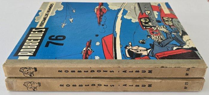 Robbedoes (magazine) - Bundelingen 76 & 77 - 2 Album - EO -, Boeken, Stripverhalen