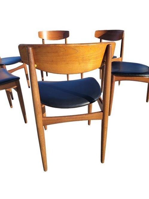 Bramin, Samcom B - Stoel (6) - Hout, Antiek en Kunst, Antiek | Meubels | Stoelen en Sofa's