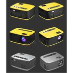 T20 LED Projector - Mini Beamer Home Media Speler Geel, TV, Hi-fi & Vidéo, Projecteurs dias, Verzenden
