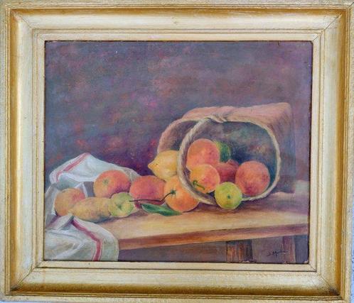 Jacques Martin (XX) - Nature morte, Antiek en Kunst, Kunst | Schilderijen | Klassiek