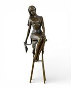 Demetre Haralamb Chiparus (1886-1947) - after - sculptuur,, Antiek en Kunst