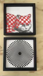 Modern Tegel (2) - bardelli - Piero Fornasetti - Modern -, Antiek en Kunst