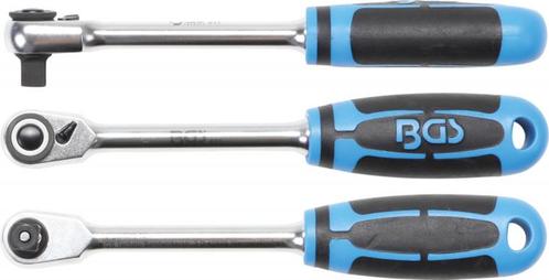 Bgs Technic Ratelsleutel fijn vertand 10 mm (3/8), Auto diversen, Autogereedschap, Verzenden