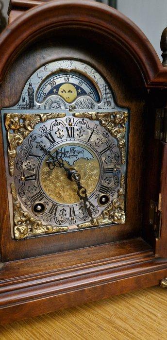 Tafelklok - warmink - Hout, Messing, Glas - 1960-1970 -, Antiek en Kunst, Antiek | Klokken