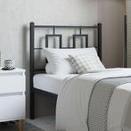 vidaXL Hoofdbord 80 cm metaal zwart, Huis en Inrichting, Slaapkamer | Bedden, Verzenden, Nieuw