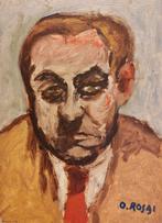 Ottone Rosai (1895-1957) - Ritratto di Piero Santi, Antiek en Kunst