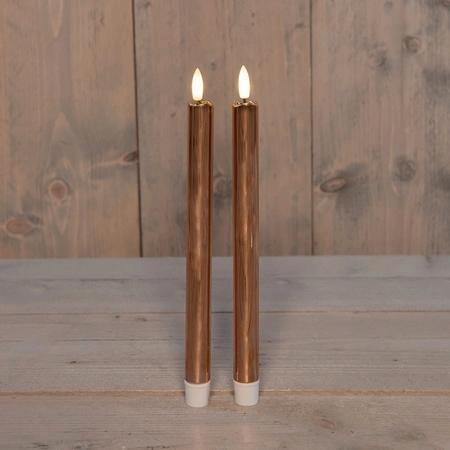 Actie led kaarsen annas collection – 3d flame candle koper, Huis en Inrichting, Woonaccessoires | Kunstplanten en Kunstbloemen