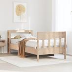 vidaXL Bedframe zonder matras massief grenenhout 75x190 cm, Verzenden, Nieuw