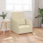 vidaXL Ligbed 2-in-1 Crème 65x80x83 cm Stof, Huis en Inrichting, Verzenden, Nieuw