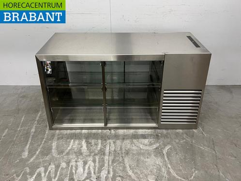 Vitrine réfrigérée Groku en acier inoxydable 140 cm 230V, Zakelijke goederen, Horeca | Keukenapparatuur, Verzenden