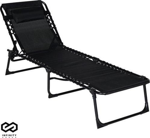 Tweedekans | Infinity Goods Ligbed - Opvouwbaar - Inclusief, Tuin en Terras, Tuinsets en Loungesets, Ophalen of Verzenden