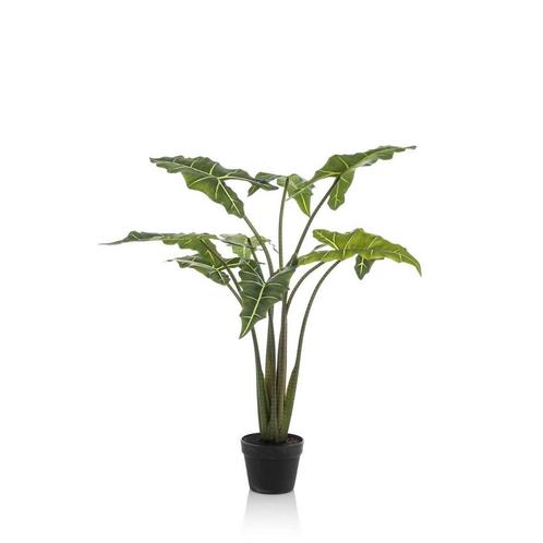 Kunstplant - Alocasia Frydek - Olifantsoor - 100 cm, Maison & Meubles, Accessoires pour la Maison | Plantes & Fleurs artificielles