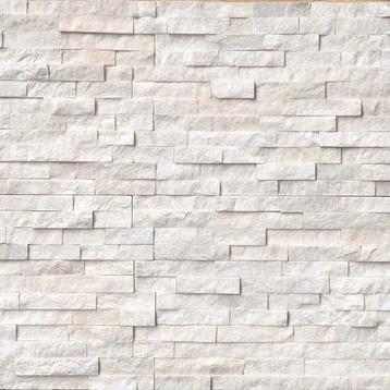 MOSA WIT GLITTER Brickstone , Natuursteen strip , beschikbaar voor biedingen