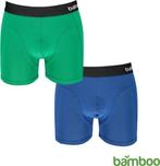 2dekans | Bamboe Boxershort Heren Blauw / Groen 2-Pack -, Kleding | Heren, Ondergoed, Ophalen of Verzenden