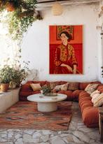 E. García - RETRATO NARANJA XL (NO RESERVE), Antiek en Kunst, Kunst | Schilderijen | Modern