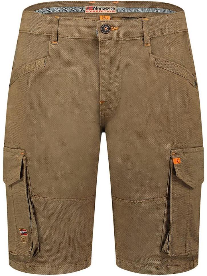 Geographical Norway Bermuda Met Stretch Patrimoine Kaki, Kleding | Heren, Broeken en Pantalons, Verzenden
