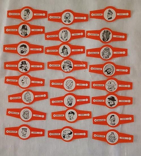 Kuifje - Kuifje Royal Flush sigarenbandjes verzameling - 214, Boeken, Stripverhalen
