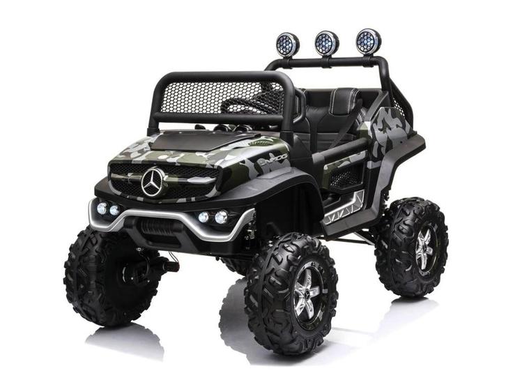 Mercedes-Benz Unimog, 12v kinder accu voertuig, buggy met ve, Kinderen en Baby's, Speelgoed | Buiten | Accuvoertuigen, Ophalen of Verzenden