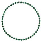 Collier - 18 carats Or blanc -  31.19ct. tw. Émeraude -