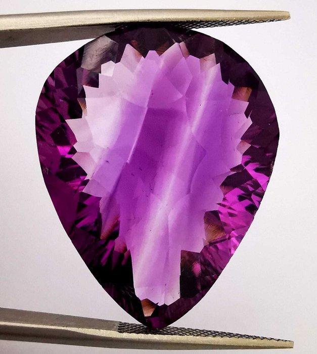 Zonder Minimumprijs Paars Amethist - 39.62 ct - Antwerp, Handtassen en Accessoires, Edelstenen