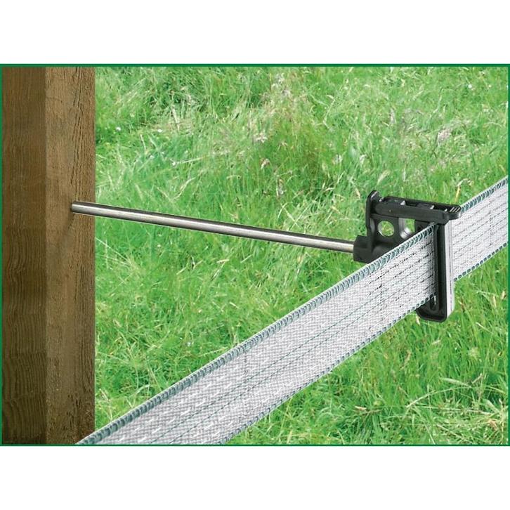Isolateur écarteur mixte à cli p pr ruban/fil tige 6x200mm -, Jardin & Terrasse, Clôtures de jardin, Neuf