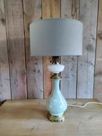 Lamp - Porselein, Brons, Messing - Porseleinen lamp celadon