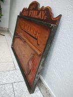 Geo Finlay - Enseigne rétro Western en bois massif -, Antiek en Kunst