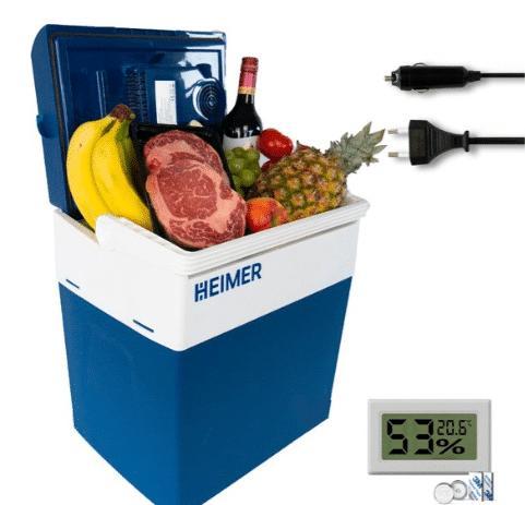 Heimer Cool Cube 30 Koelbox Elektrisch 12V &amp; 230 Volt, Electroménager, Mélangeurs de cuisine, Envoi