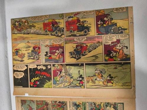Mickey Mouse - Comics Strip lote de 3 año 1940 - 1 Comic -, Boeken, Strips | Comics