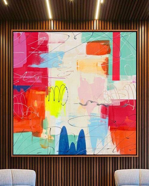Romons - RV144 - XL, Antiek en Kunst, Kunst | Schilderijen | Modern