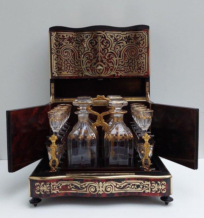 L. Boutigny Paris - Drankkast - Bois noirci, Rosewood,, Antiquités & Art, Antiquités | Meubles | Chaises & Canapés