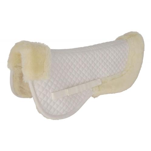 Amortisseur fourrure synthétique blanc full - kerbl, Dieren en Toebehoren, Paarden en Pony's | Overige Paardenspullen