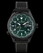 Tecnotempo® - World Time Zone - Black / Green - Limited, Nieuw