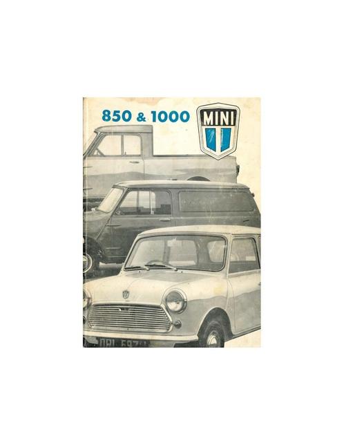 1972 AUSTIN-MORRIS MINI 850 & 1000 INSTRUCTIEBOEKJE NEDERL.., Auto diversen, Handleidingen en Instructieboekjes, Ophalen of Verzenden