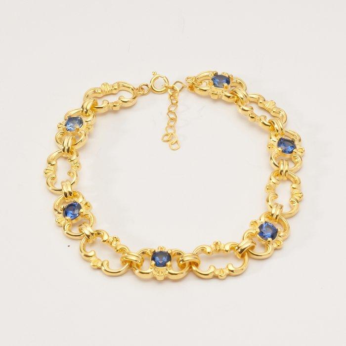 Zonder minimumprijs - Armband - 8 karaat Zilver, Geel goud -, Handtassen en Accessoires, Armbanden