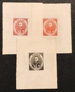 België 1866/1869 - Leopold II - Proefdrukken door onbekende