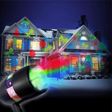 LED Kerst Projector met Bewegende Kerst Patronen –