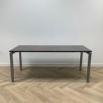 Tweedehands verstelbaar bureau / tafel 180x80 cm, grijs -, Huis en Inrichting, In hoogte verstelbaar, Gebruikt, Bureau